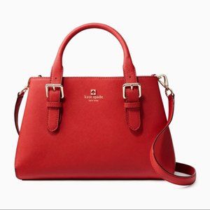 Kate Spade Pillbox Red Cove Street Provence Purse